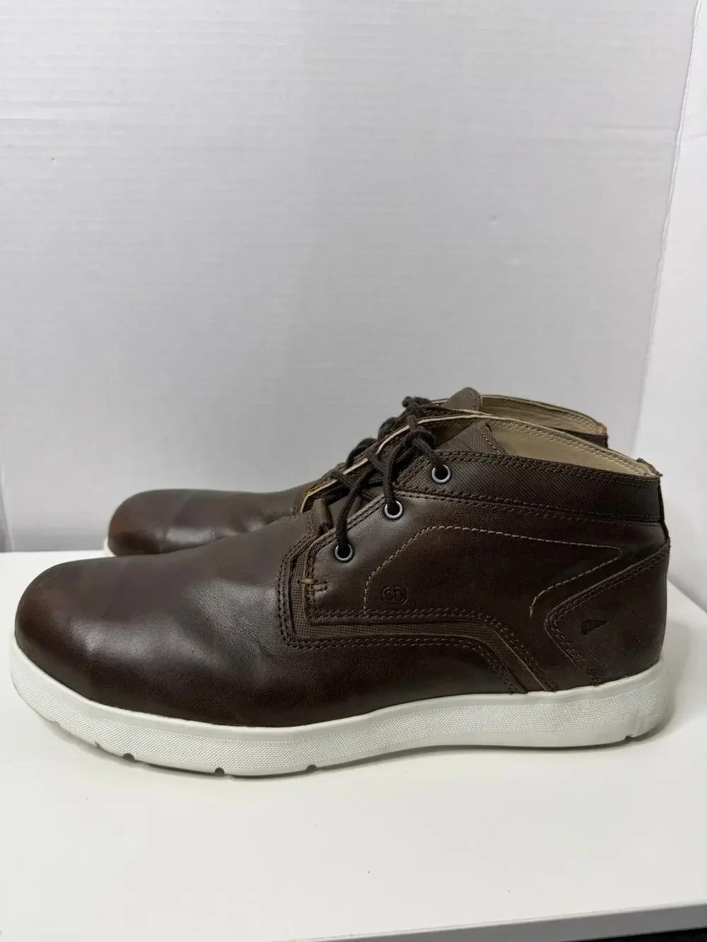 Red Wings Mens Cross LITE Chukka Leather Boots Safety Toe Work #6719 Brown 12